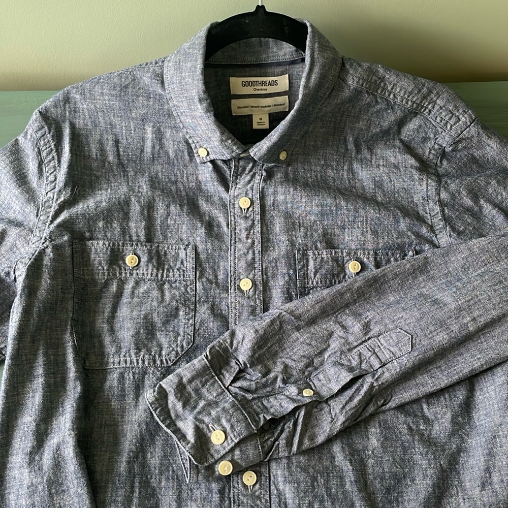Chambray Button Down Shirt